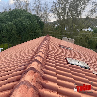 Mistur Sitesi Villaları Çatı Yapım İşi
