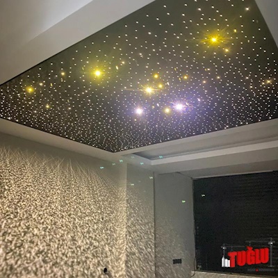 Daire Renovasyonu Dijital Baskı Gergi Tavan Yapım İşi